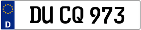 Truck License Plate